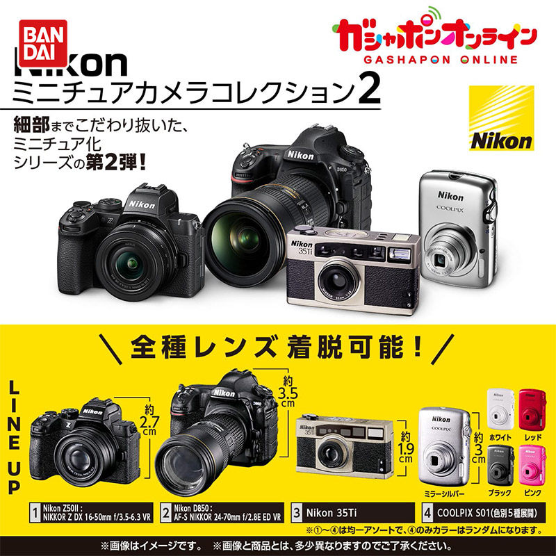 Bandai Miniature Camera Simula - Photography Anime review and price