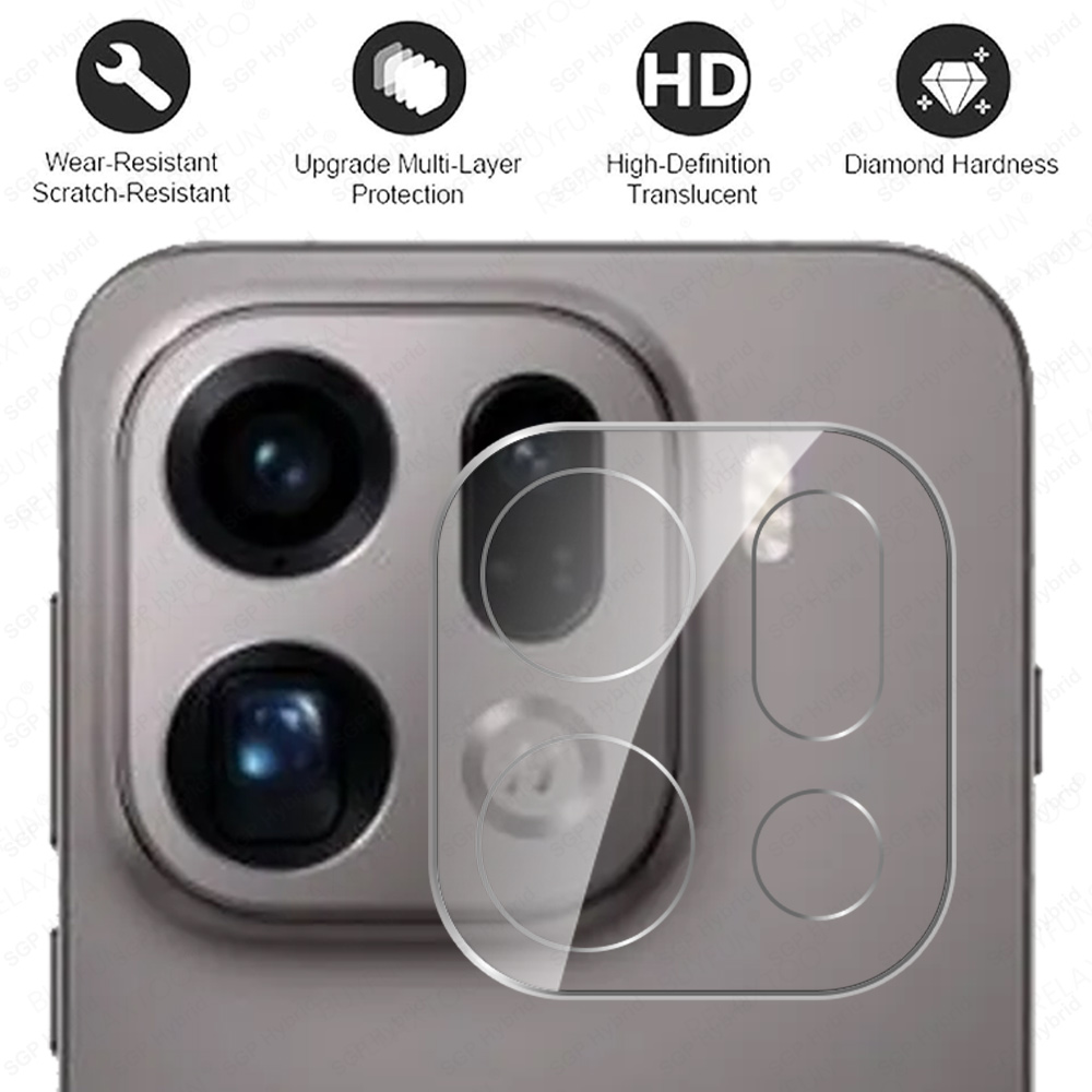 2Pcs 3D Clear Camera Glass Pro - Photography Kit Oppo Find X9 Pro review and price