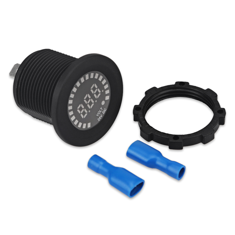 24V 12V DC Voltmeter Color LED - Light Meter Incident review and price