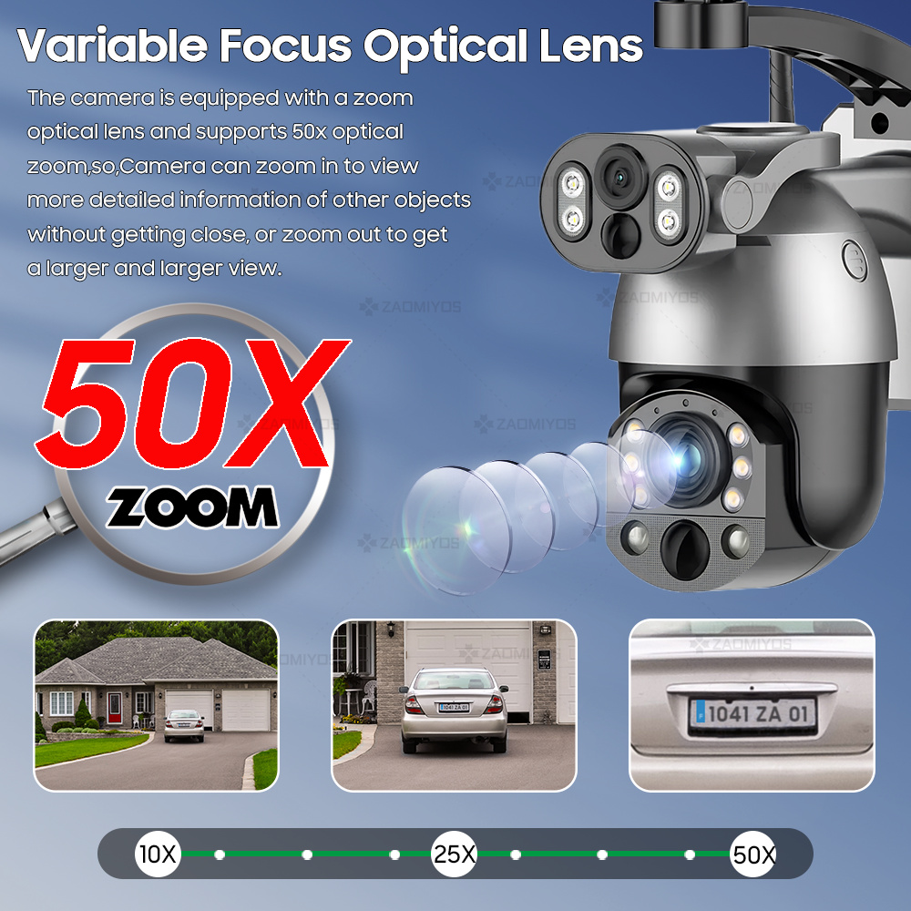 4K 50X ZOOM 10MP Solar Camera  - Photography Term review and price