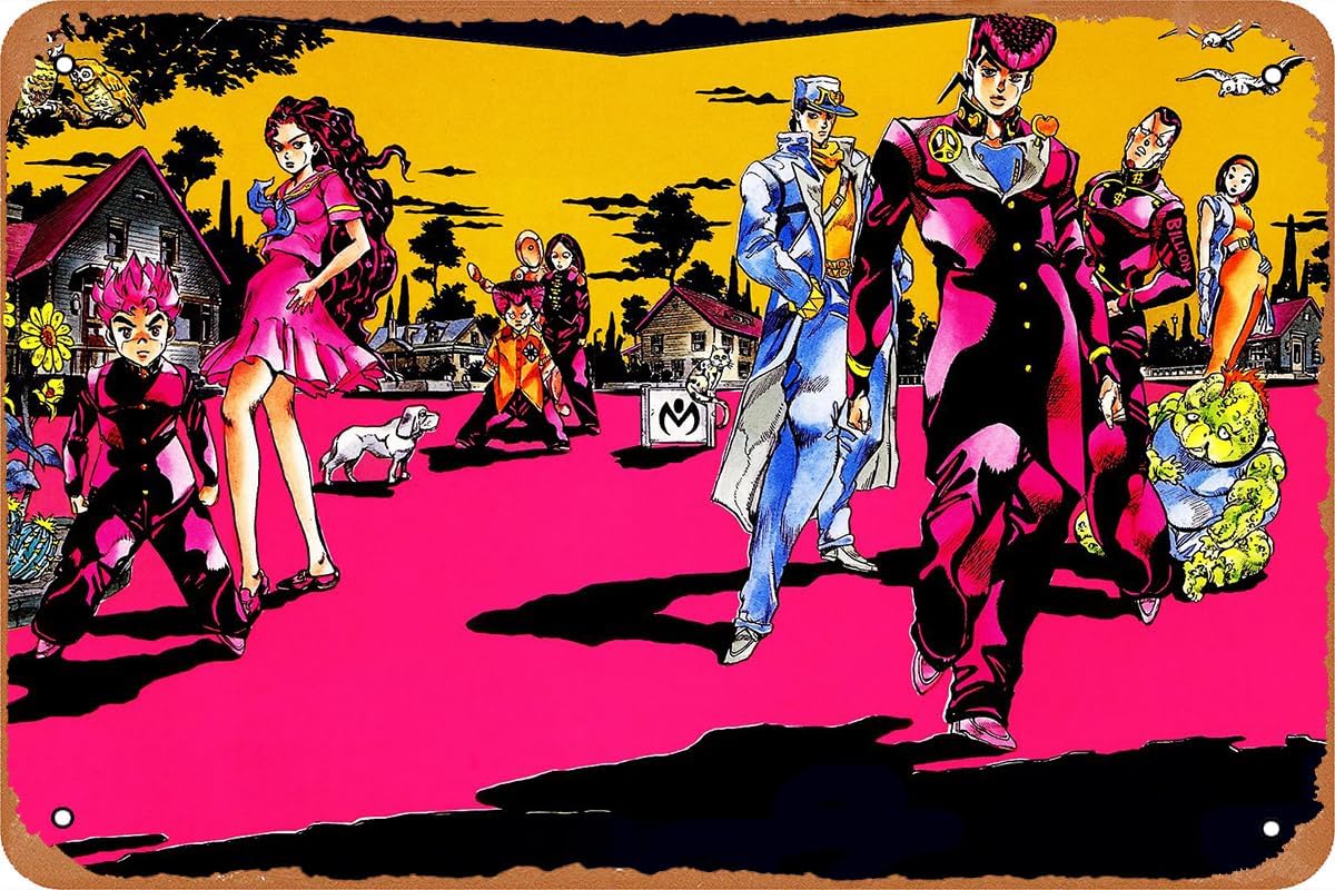 JoJos Bizarre Anime Poster,Vin - Photography Anime review and price