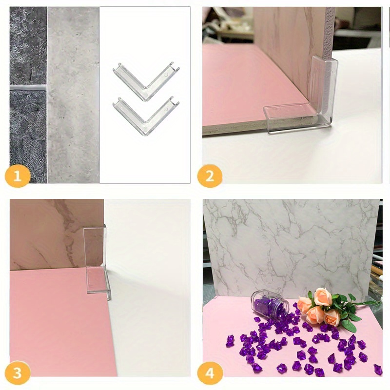 6pcs 4*4cm Plastic Background  - Photography Term review and price