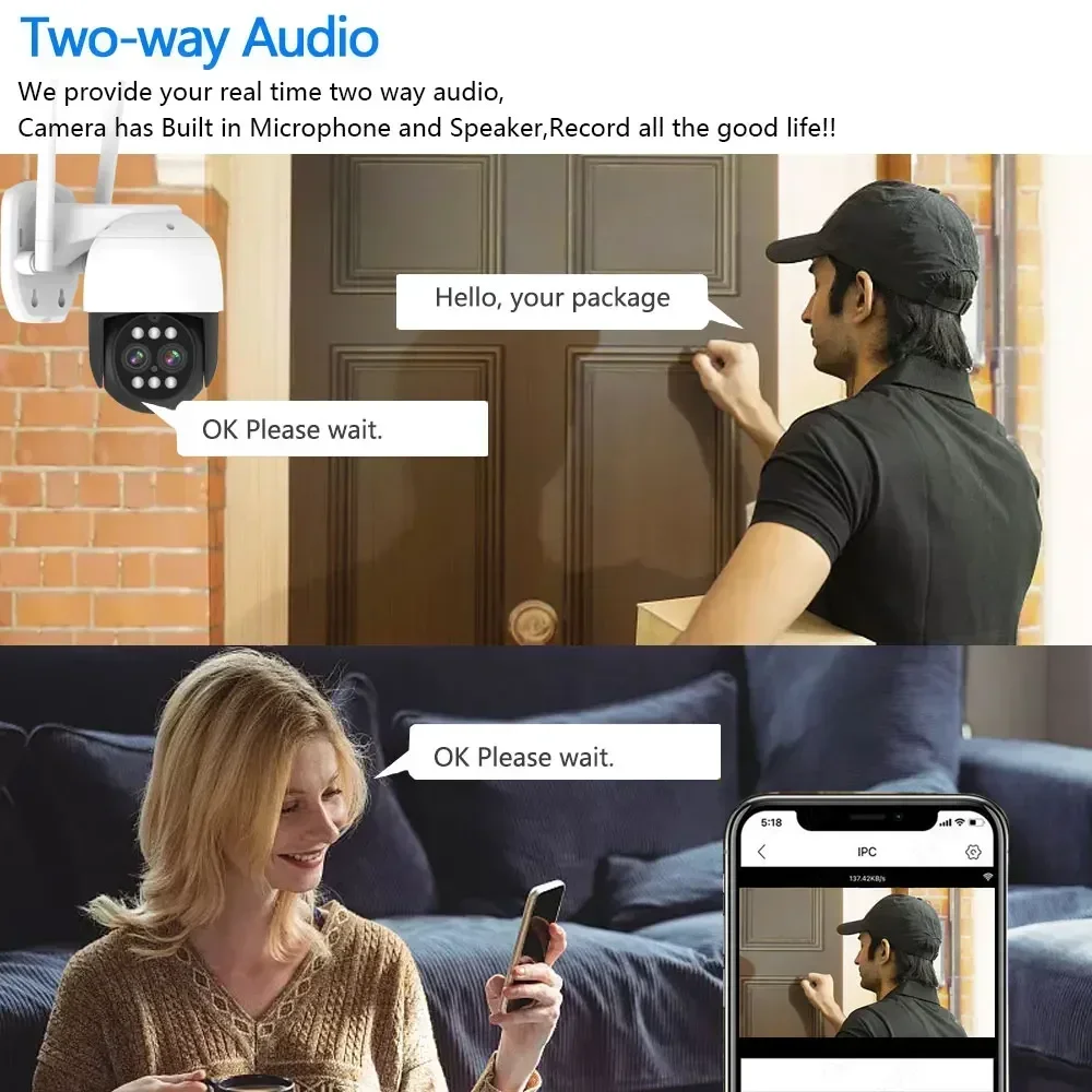 8MP 4K PTZ Wifi IP Camera Clou - Photography Term review and price