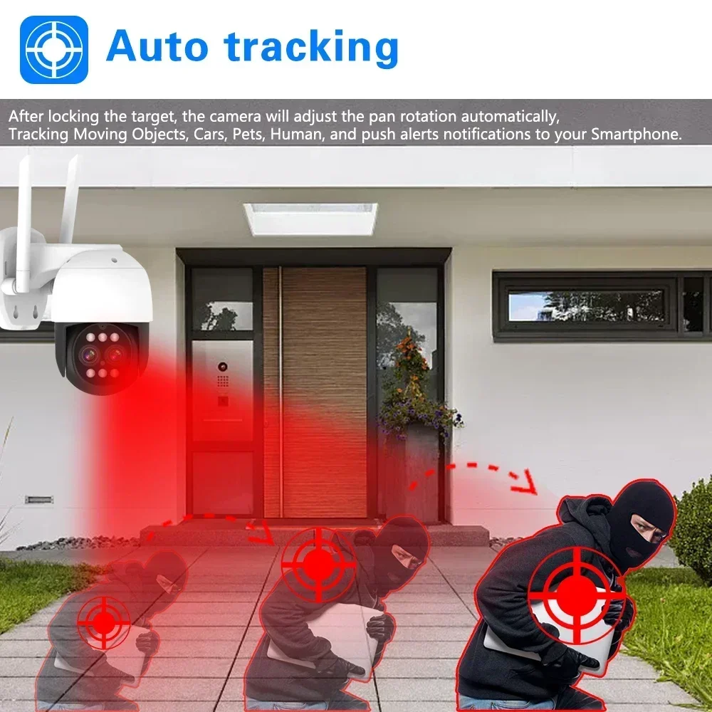 8MP 4K PTZ Wifi IP Camera Clou - Photography Term review and price