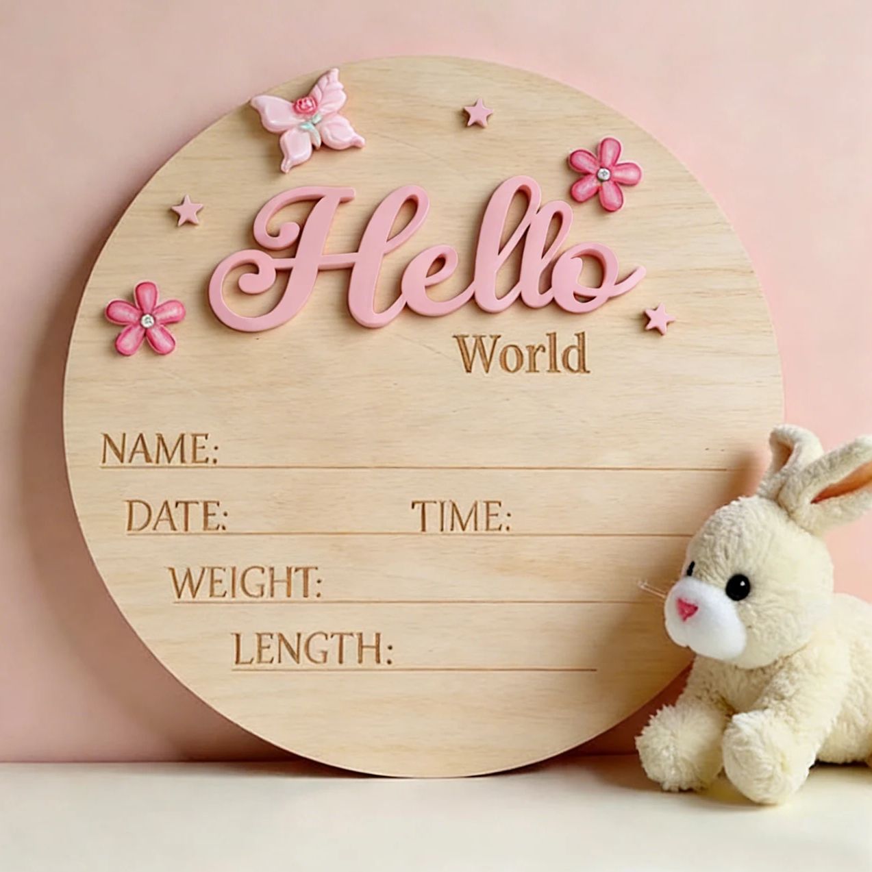 Ylsteed Pink Butterfly Hello W - Photography Prompt review and price