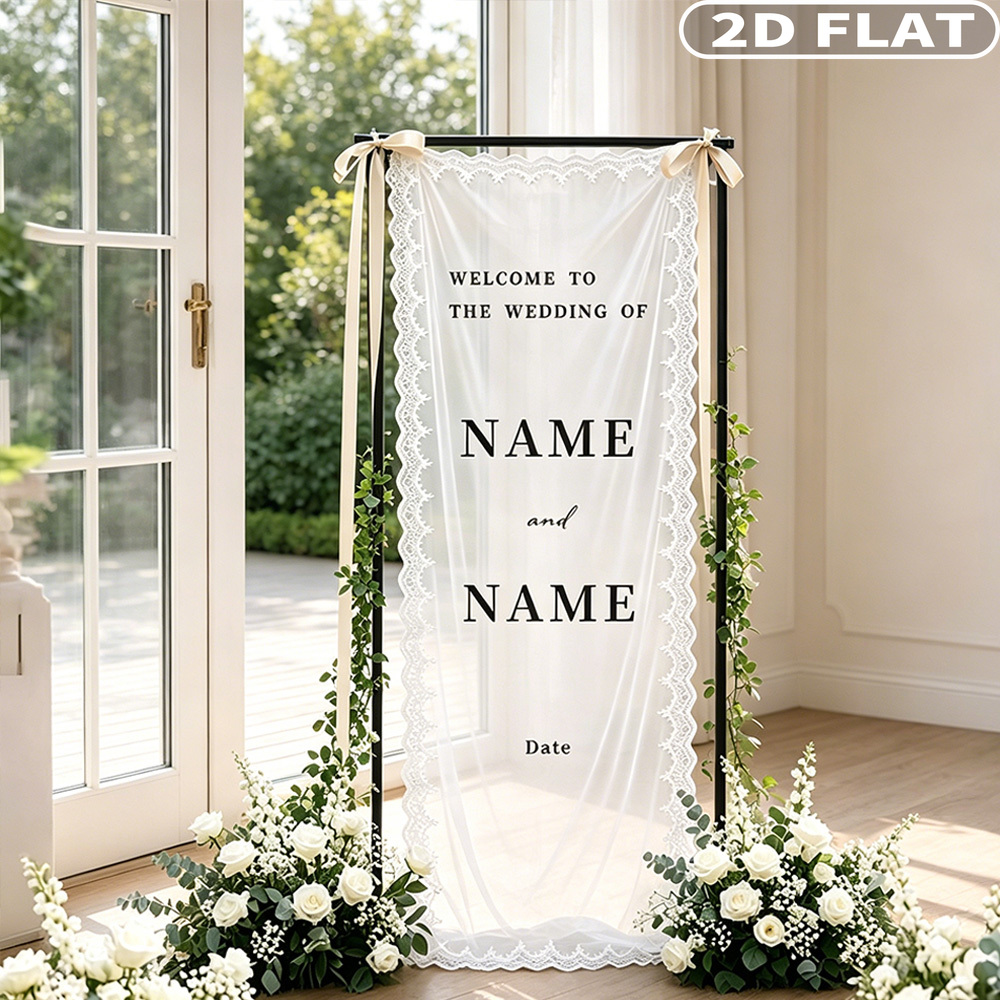 2D FLAT 1pc Custom Name Sheer  - Photography Prompt review and price