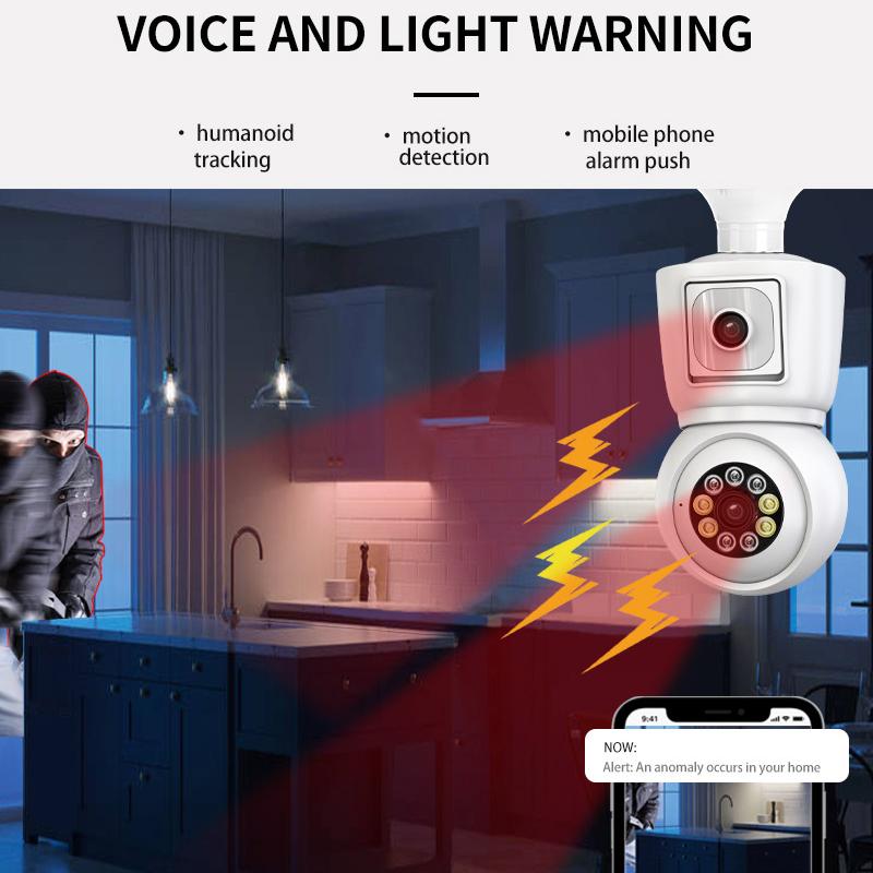 8MP E27 Bulb WiFi Camera 4K Du - Photography Term review and price
