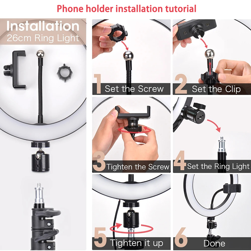 Video Light 16/26/33cm Selfie  - Photography Darkroom review and price