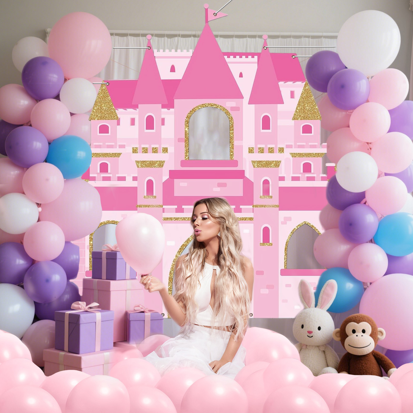 Pink Castle Party Photo Booth  - Photography Term review and price