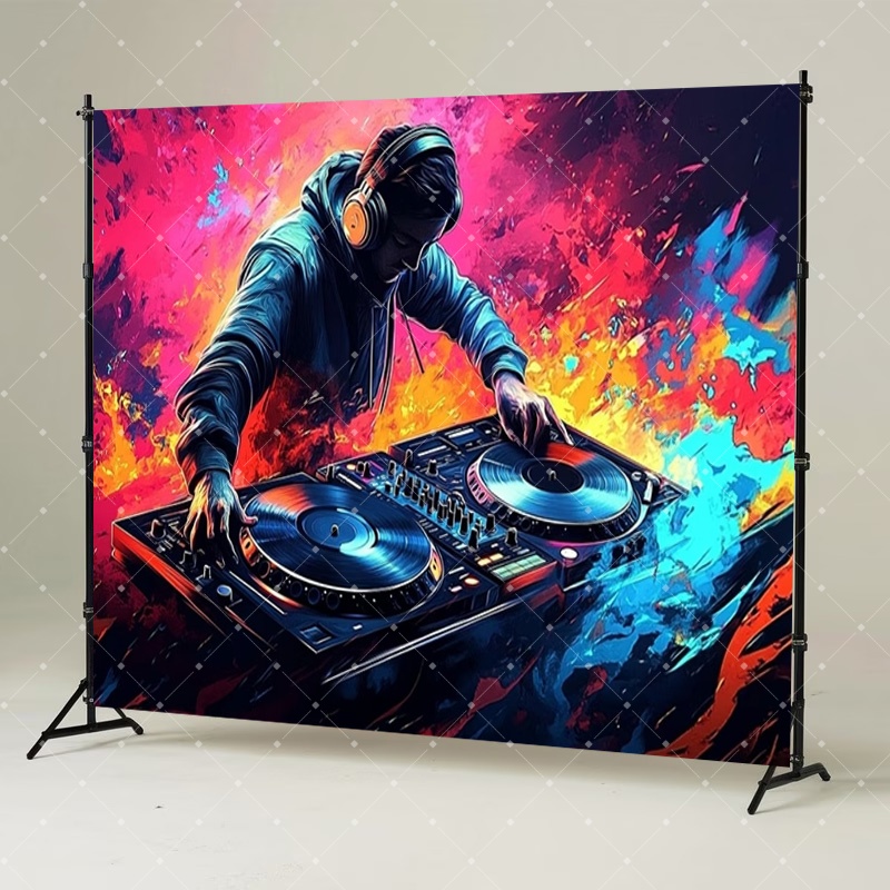 Hip Hop Music DJ Party Decorat - Photography Darkroom review and price