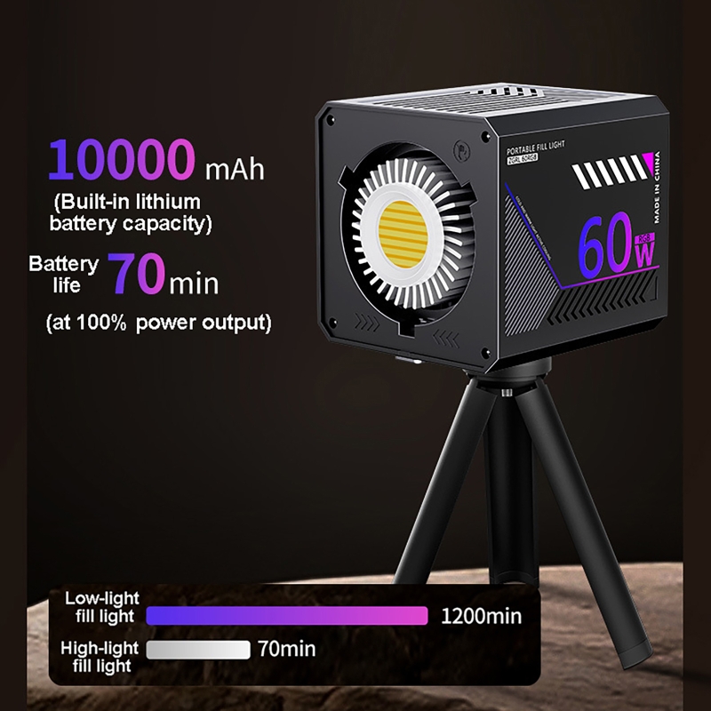 60W RGB Video Light Portable L - Photography Darkroom review and price