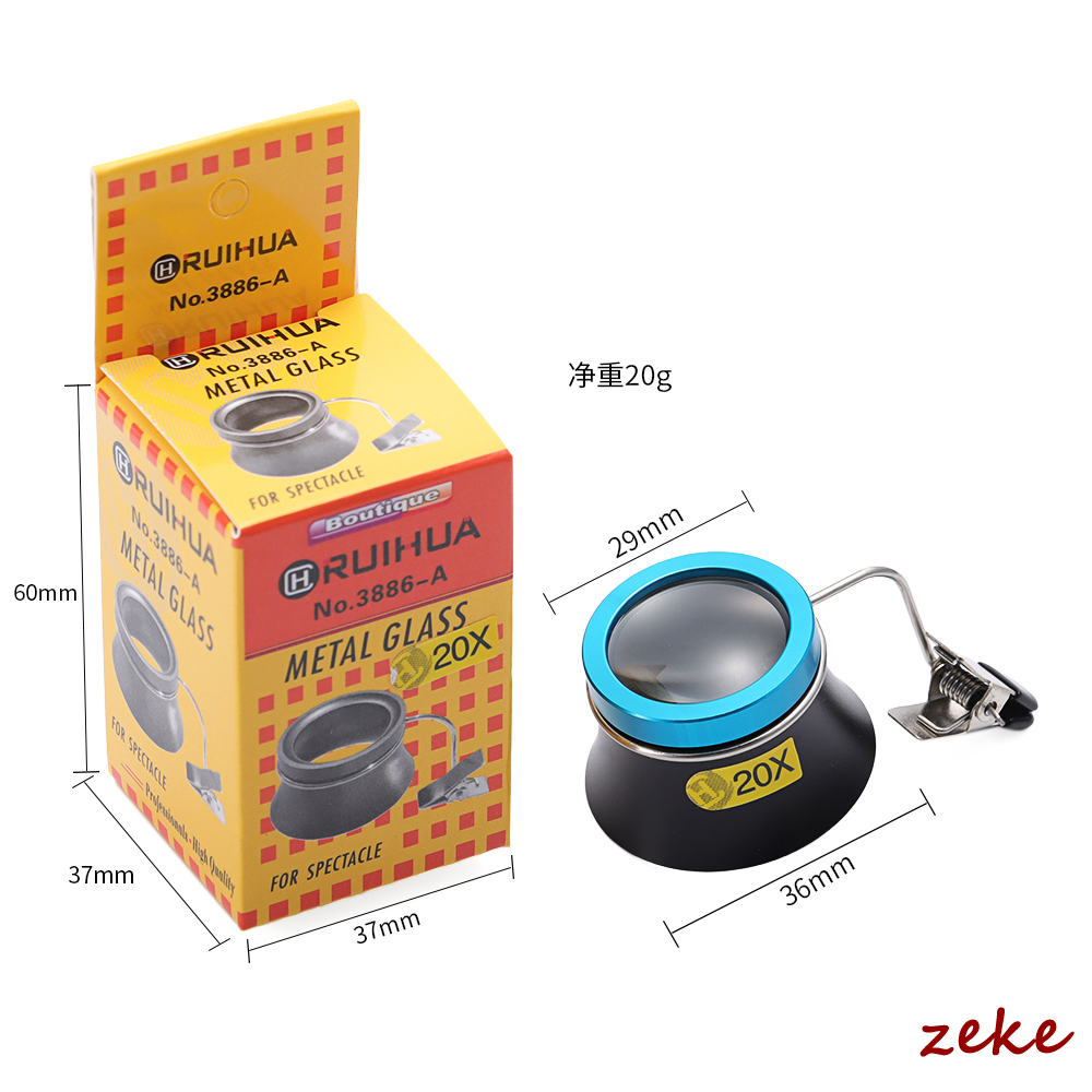 5X 10X 20X Eyeglass Magnifier  - Eye Piece Magnifier review and price