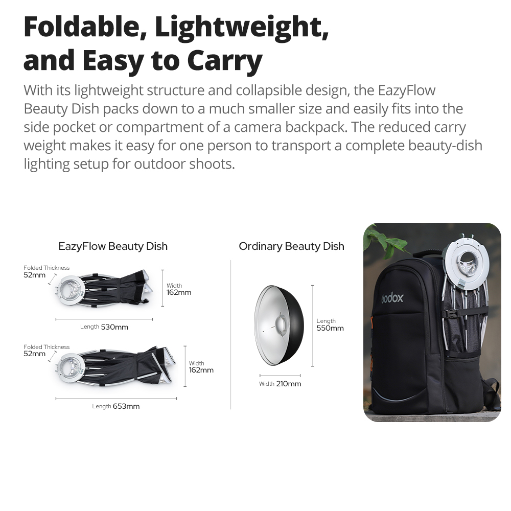 New Godox EazyFlow Beauty Dish - Photography Darkroom review and price
