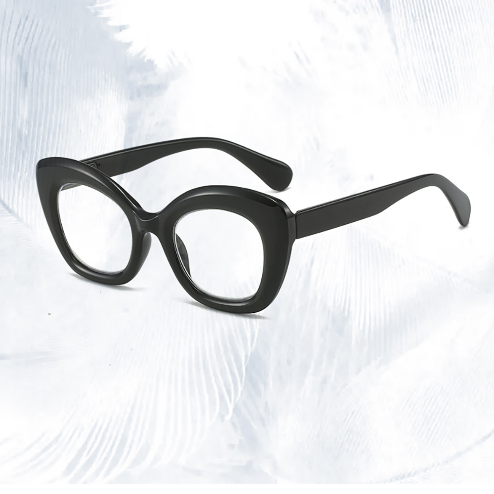 KLASSNUM Trendy Bold Lines Cat - Eye Piece Magnifier review and price