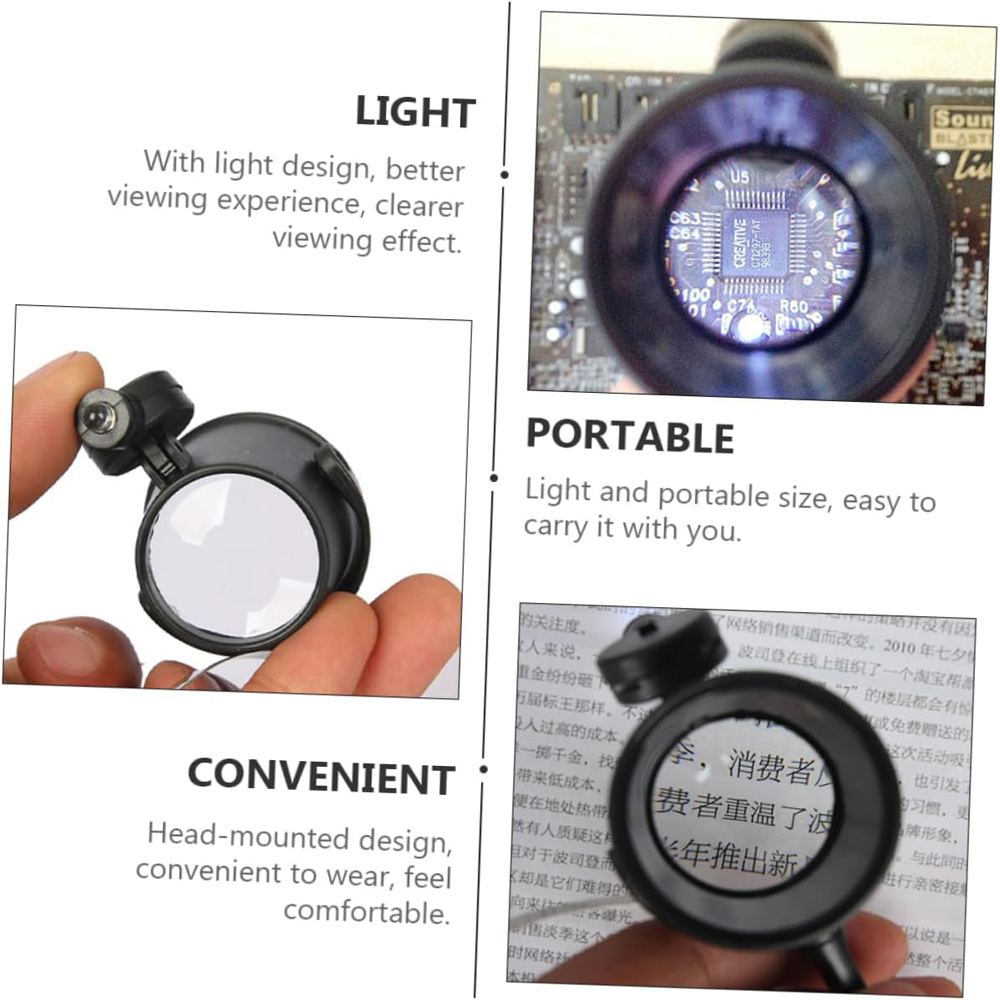 Portable 15X Loupe Lens Headba - Eye Piece Magnifier review and price