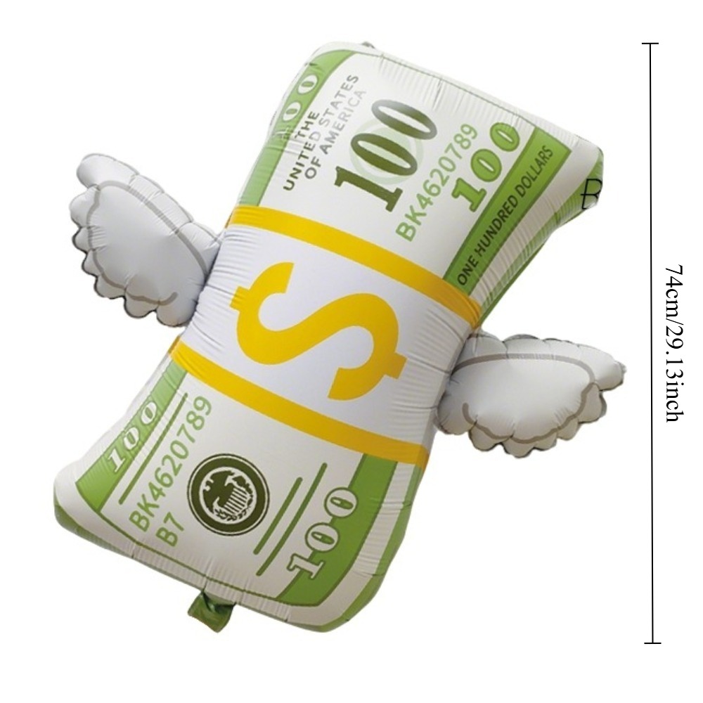 5pcs Money Foil Balloons 100 D - Photography Prompt review and price